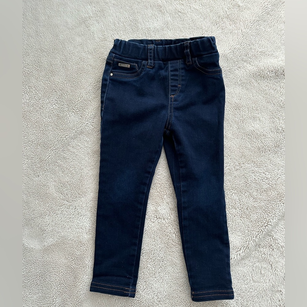 Mayoral Toddler Stretch Pull On Skinny Jeans